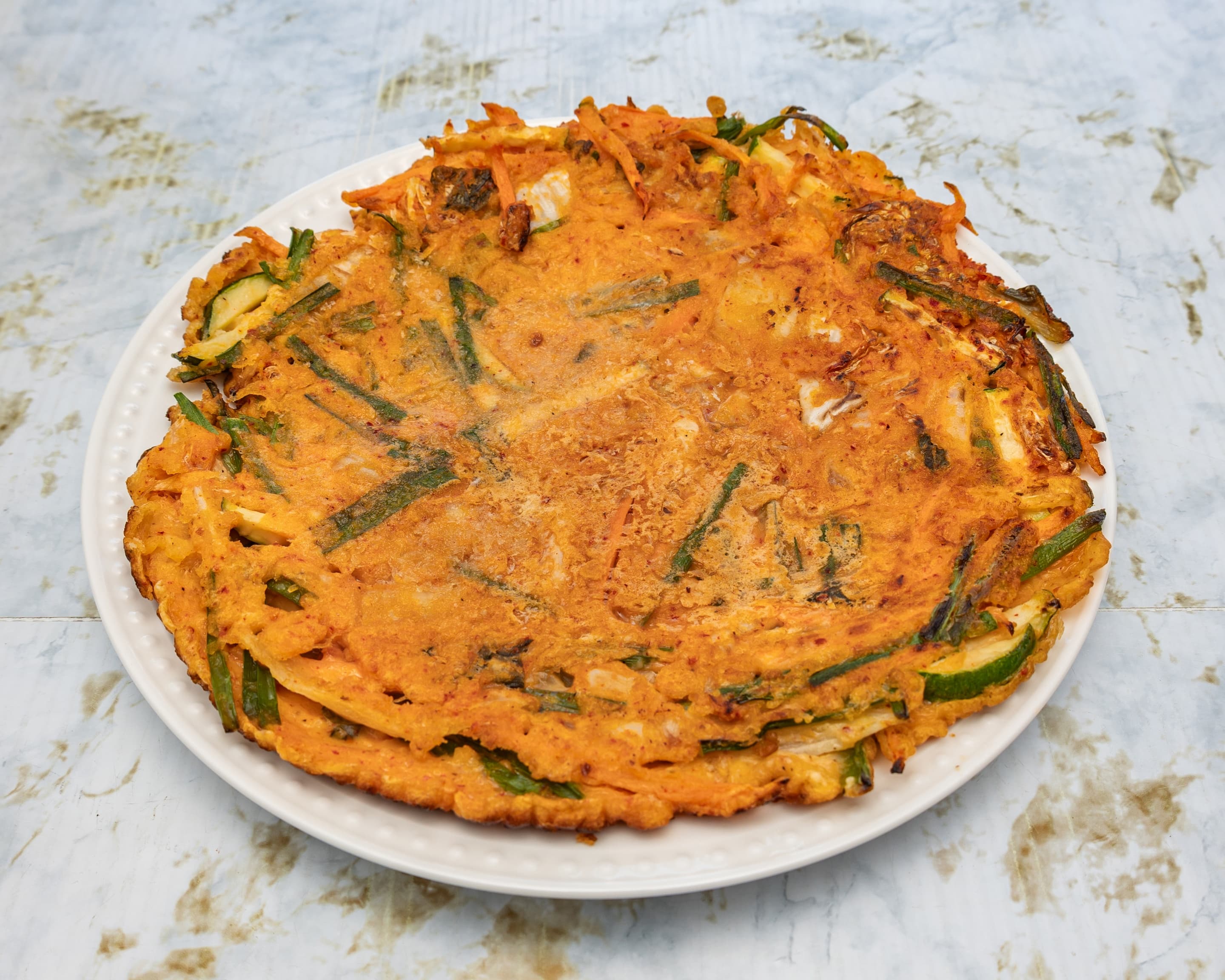 Kimchi Pancake · 김치부추전